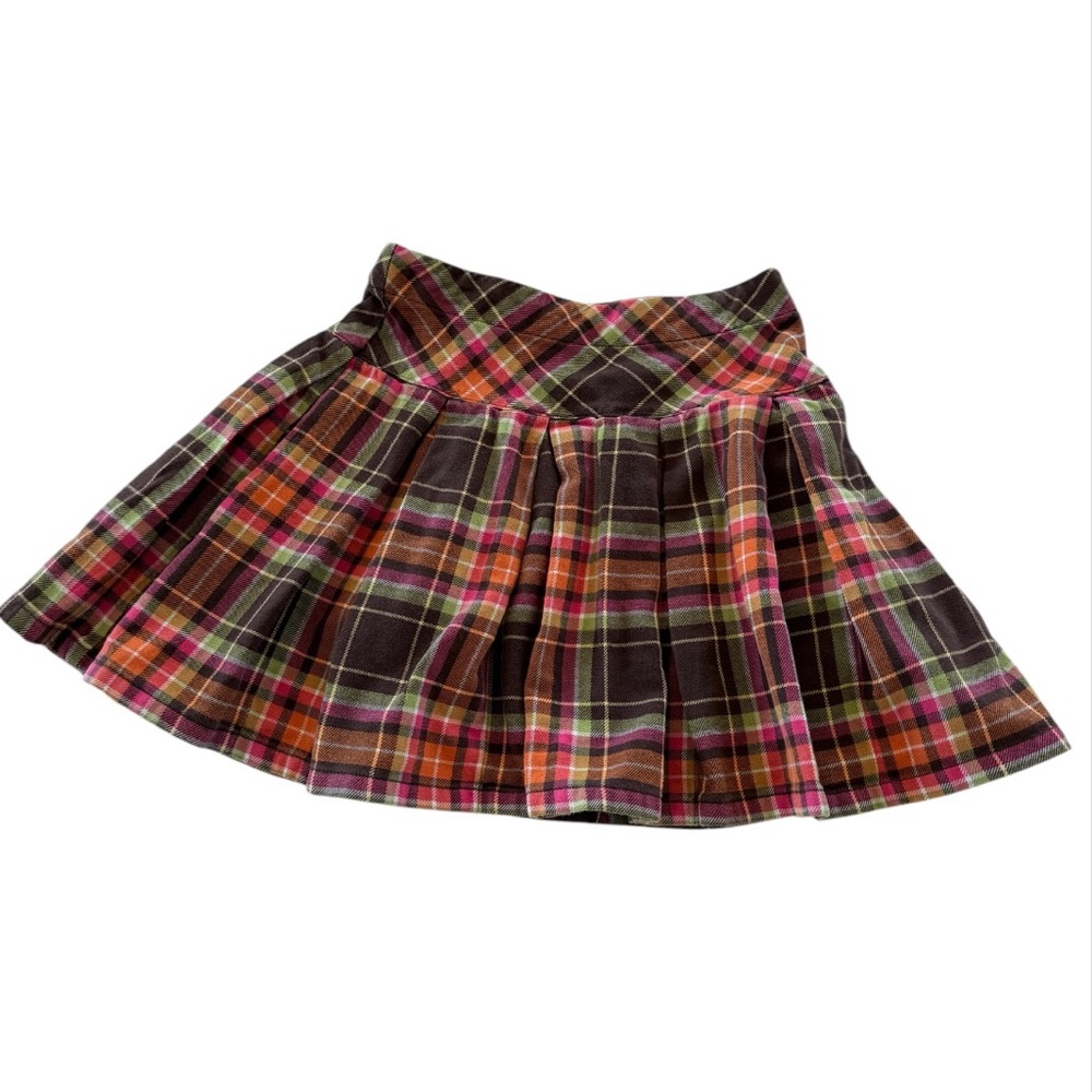 Plaid girls  Skirt - Multicolor